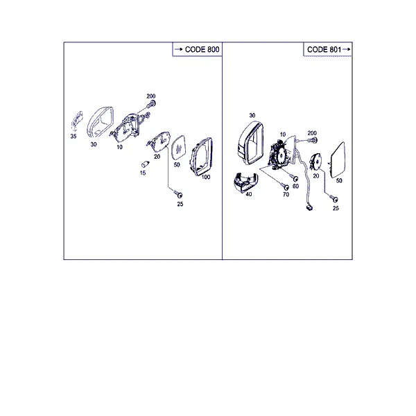 НАРУЖНОЕ ЗЕРКАЛО ЛЕВОЕ
