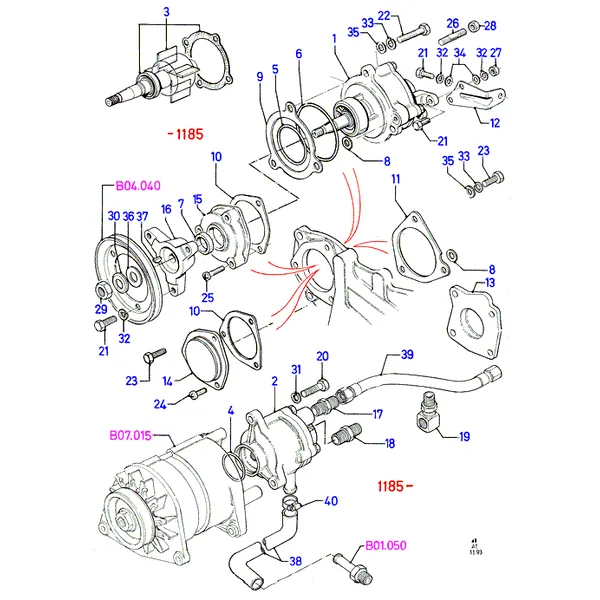 Вакуумный насос, Diesel (AI)