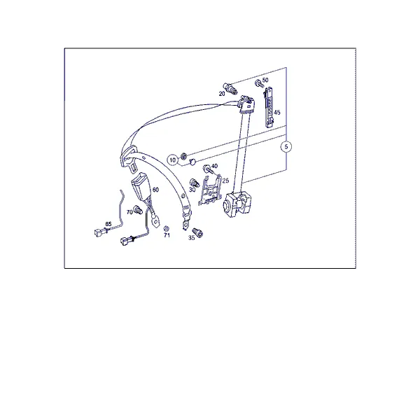 РЕМЕНЬ БЕЗОПАСНОСТИ СИДЕНЬЯ ВОДИТЕЛЯ