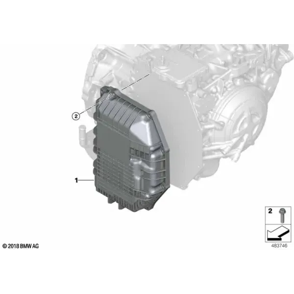 Масляный поддон АКПП GA8G45AW