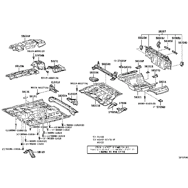 FLOOR PAN & LOWER BACK PANEL