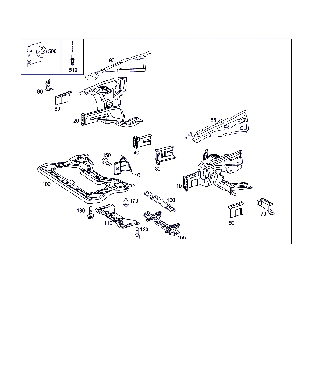 КОЛЕСН. АРКА, КРОНШТ. ПЕРЕДН. МОСТА