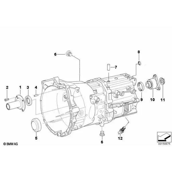 Уплотнения и дополнительные элементы МКПП GS6-37BZ/DZ