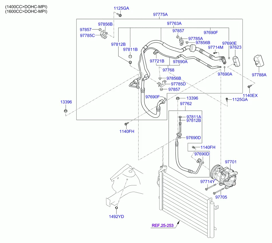 Трубопровод хладагента кондиционера