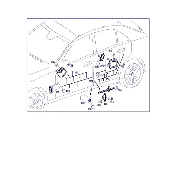 ЖГУТ ЭЛЕКТРОПРОВОДКИ И БЛОК УПР. ДВЕРИ