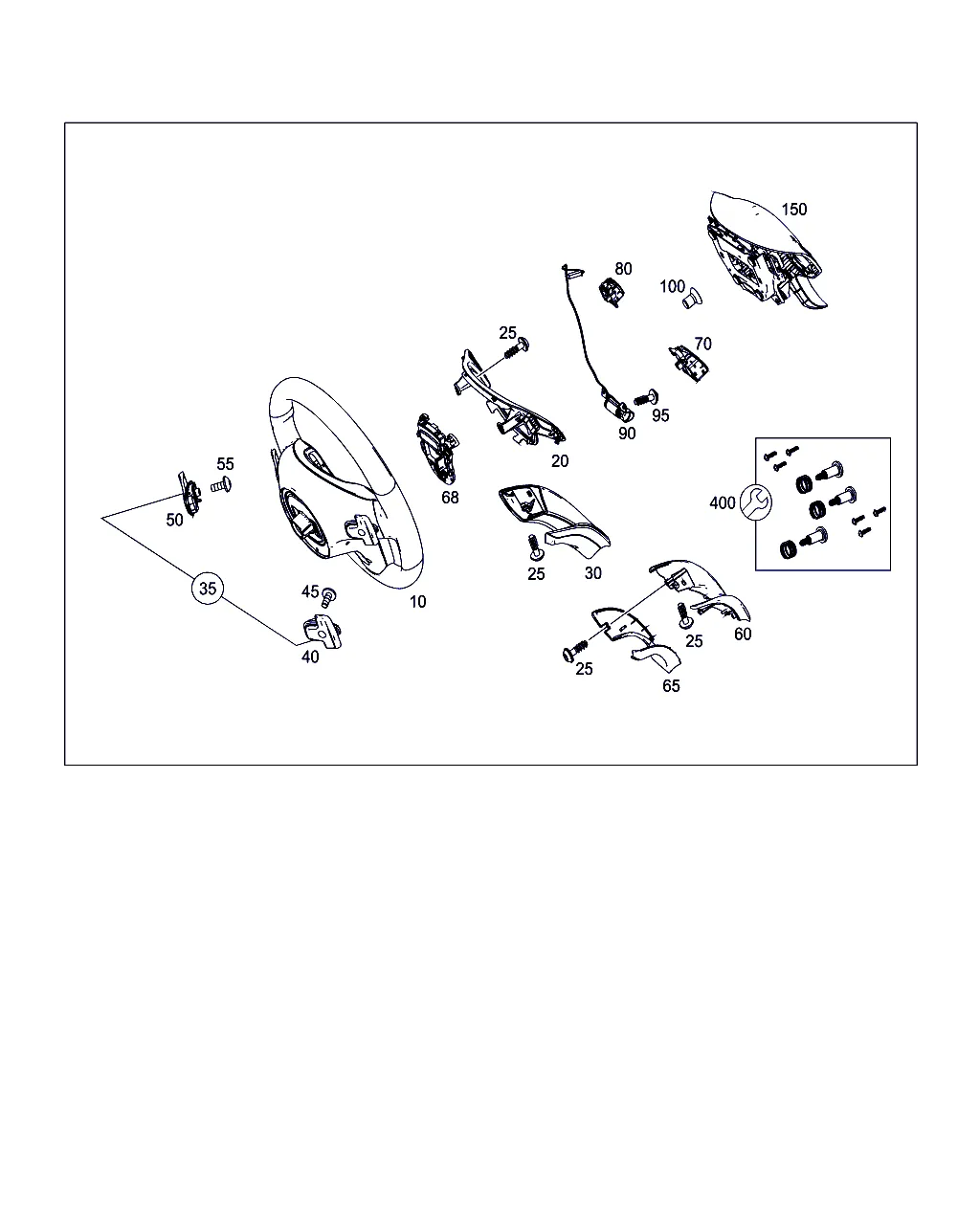 РУЛ. КОЛЕСО И ЗАМОК БЛОКИРОВ. РУЛ. ВАЛА