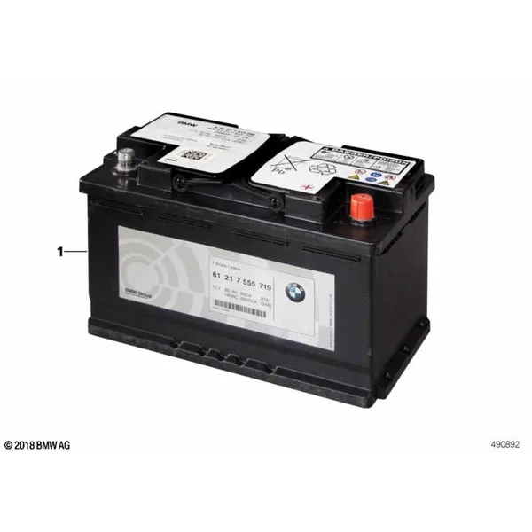 Оригинальная АКБ BMW