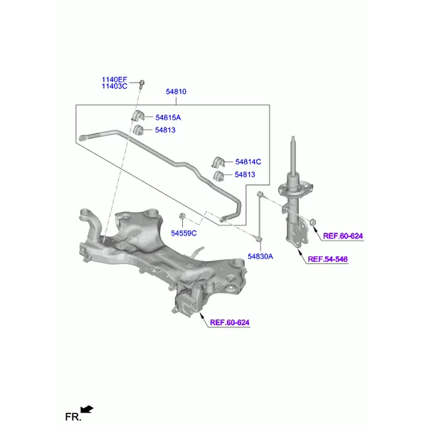FRONT SUSPENSION CONTROL ARM