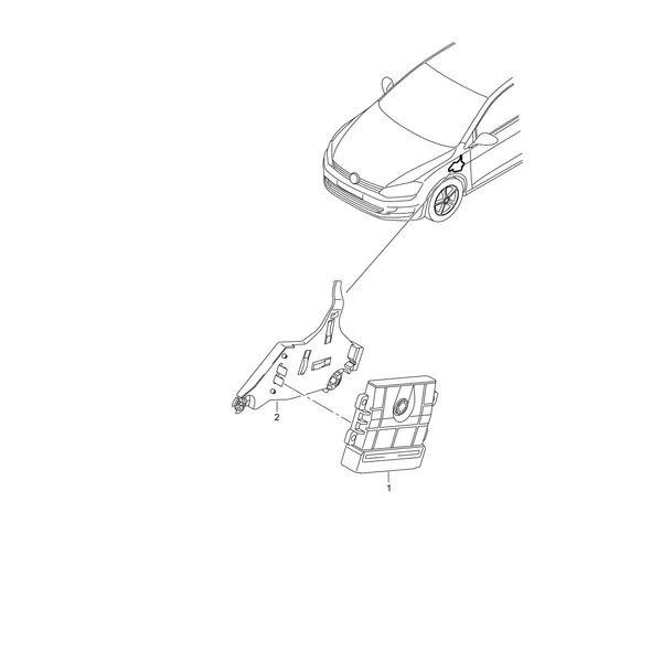 Блок управления автоматической коробки передач