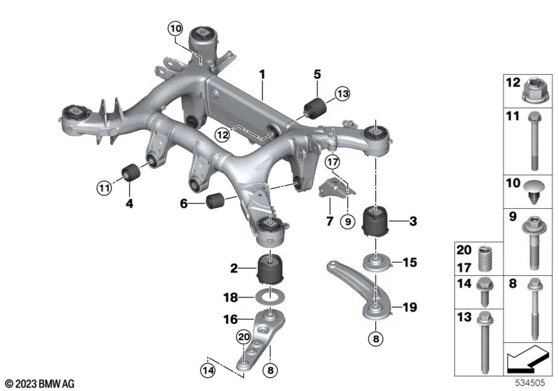 балка заднего моста