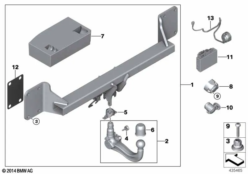Тягово-сцепное устройство съемное