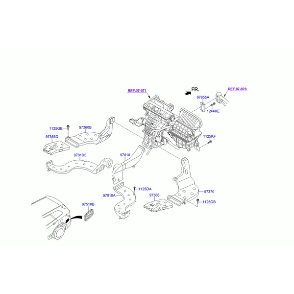 Воздуховоды и шланги системы отопления