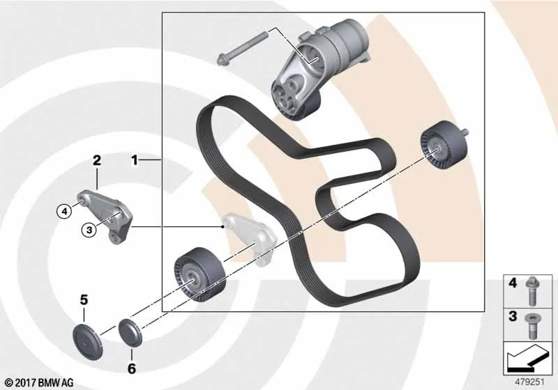 Рем.к-т ременного привода Value Line