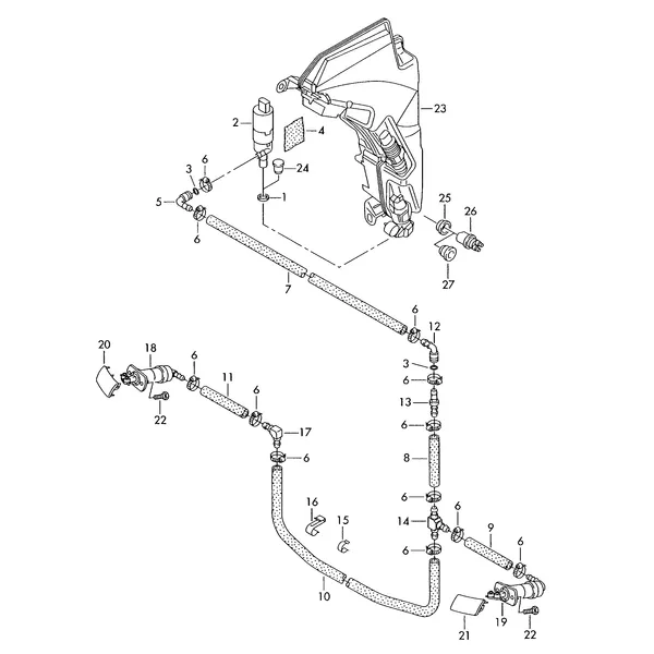 Омыватель фар
