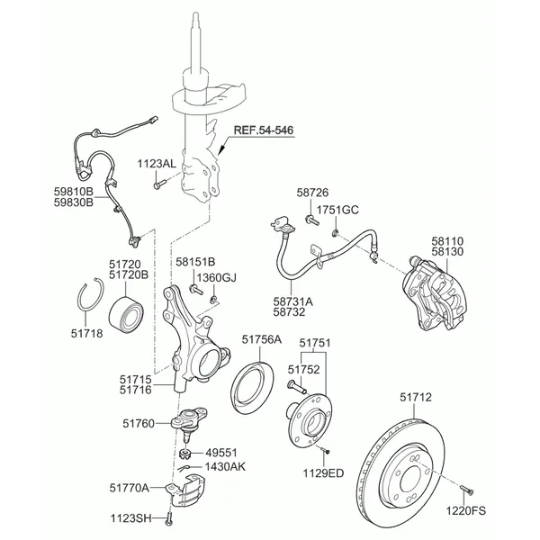 передний мост