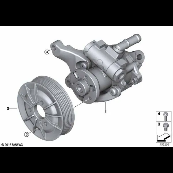 Насос гидроусилителя рулевого управления