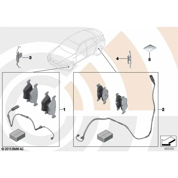 Сервисный к-т торм.колодки / Value Line