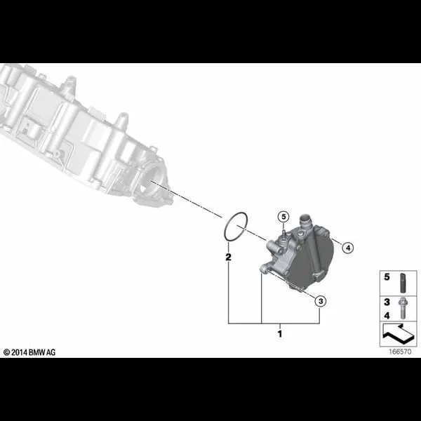 Вакуумный насос с трубопроводом