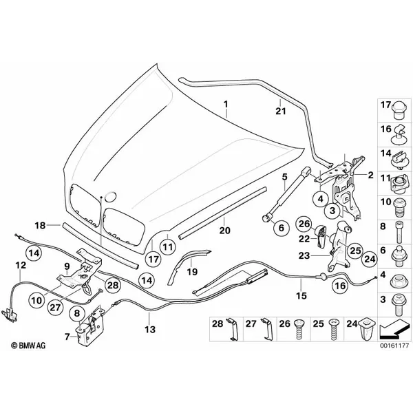 Капот/дополнительные элементы