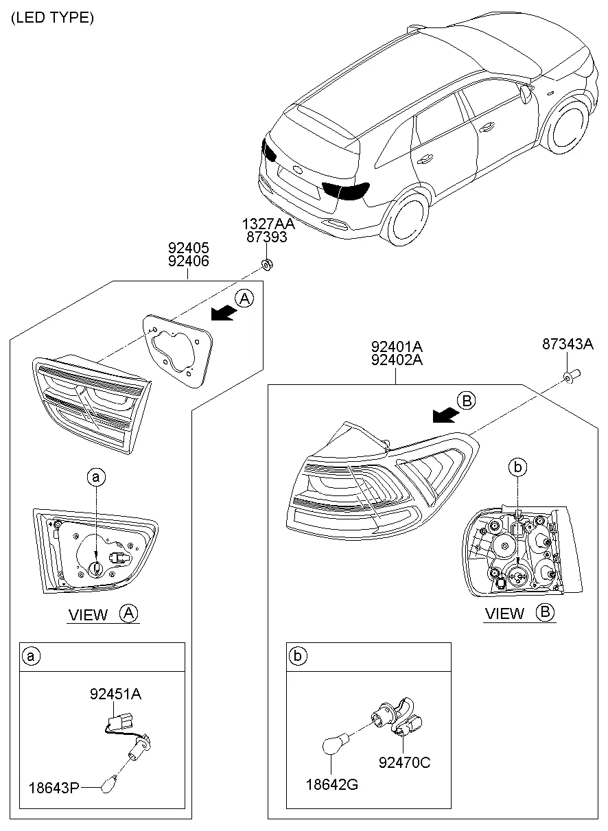 REAR COMBINATION LAMP; 2