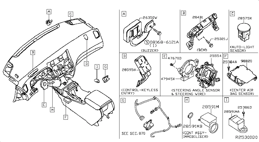 Электрический блок; INST & DASH