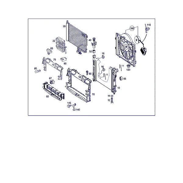 РАДИАТОР, КРЕПЛЕНИЕ И ОБЛИЦОВКА