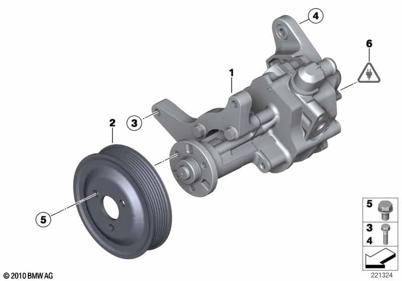 Насос гидроусилителя рулевого управления