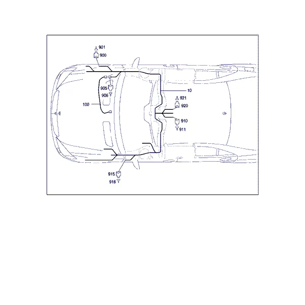 ЭЛ. ПРОВОД ДЛЯ КЛИМ. УСТ. ЗАДНЕЙ ЧАСТИ