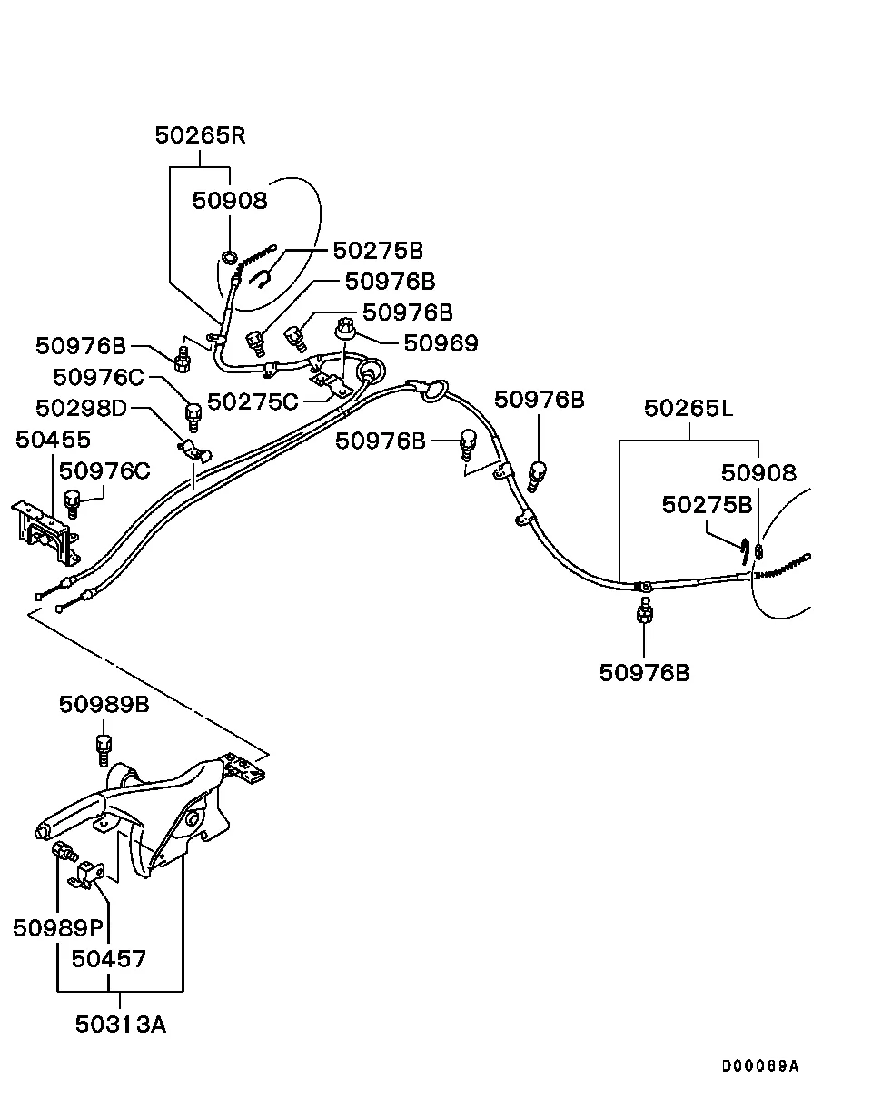 ТОРМОЗА - РЫЧАГ СТОЯНОЧНОГО ТОРМОЗА