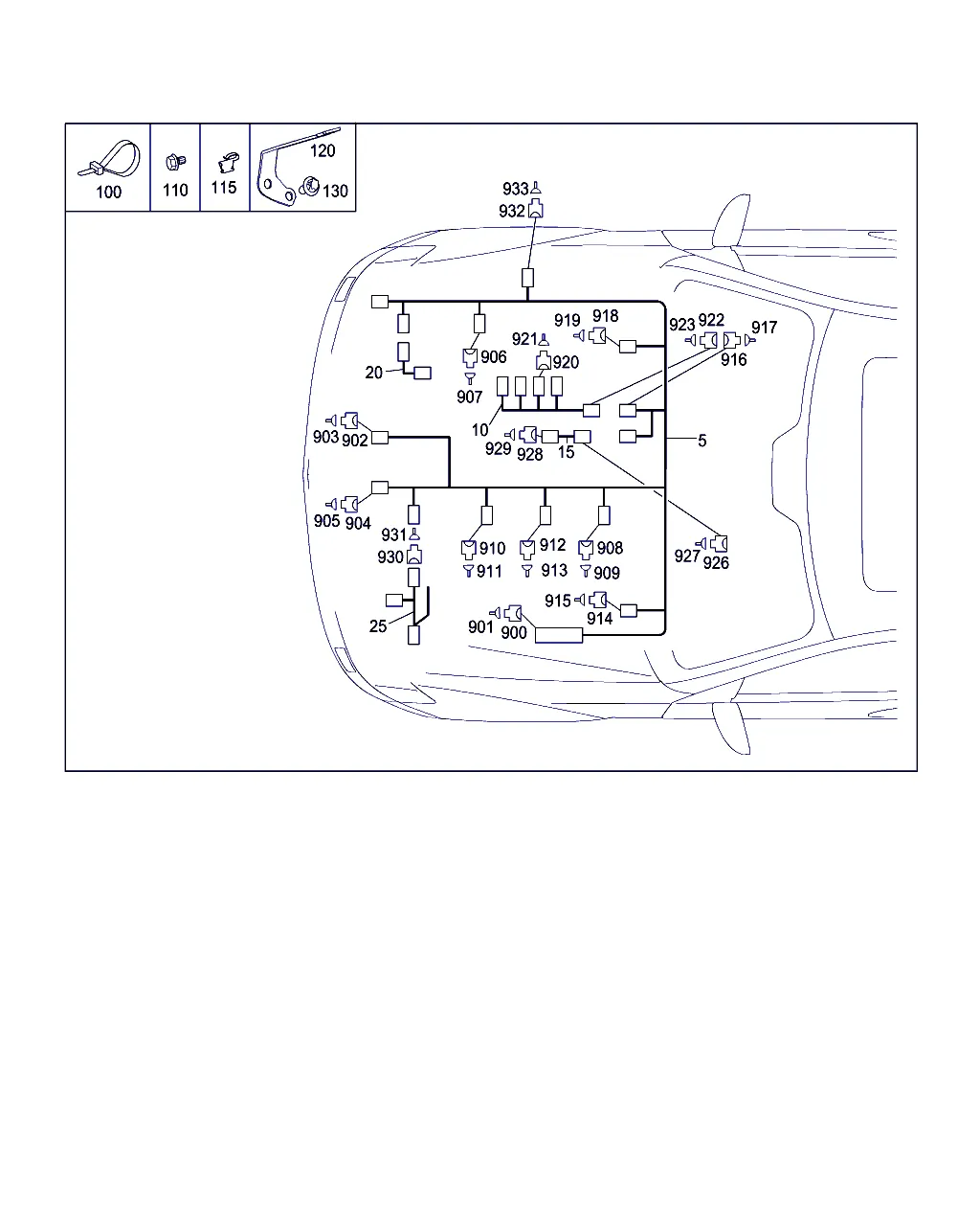 ЖГУТ ЭЛЕКТРОПРОВОДКИ ДВИГАТЕЛЯ
