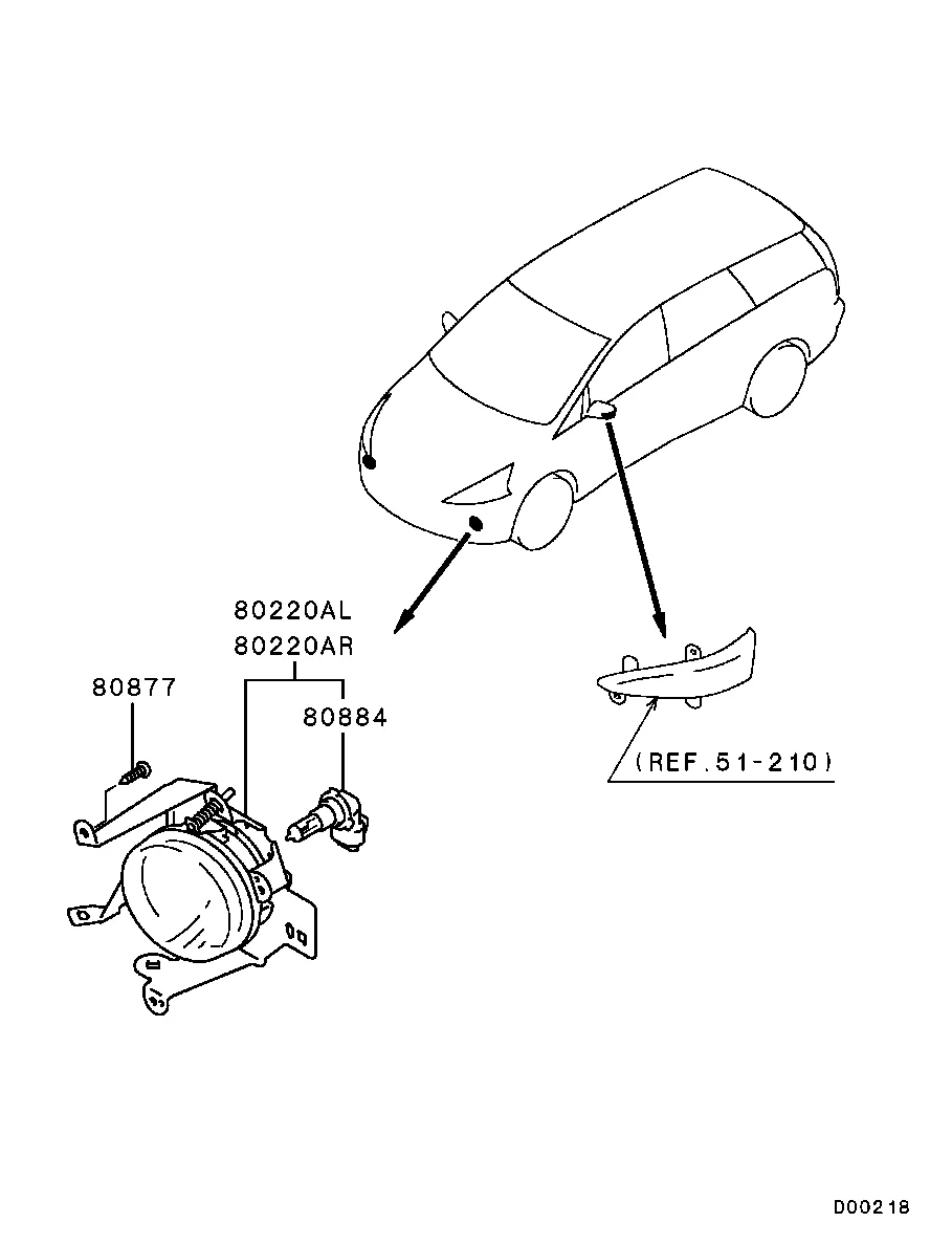 ЭЛЕКТРООБОРУДОВАНИЕ ШАССИ - ПЕРЕДНИЕ УКАЗАТЕЛИ ПОВОРОТОВ
