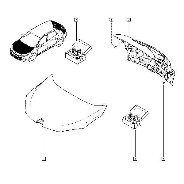 Небоковые открывающиеся элементы кузова