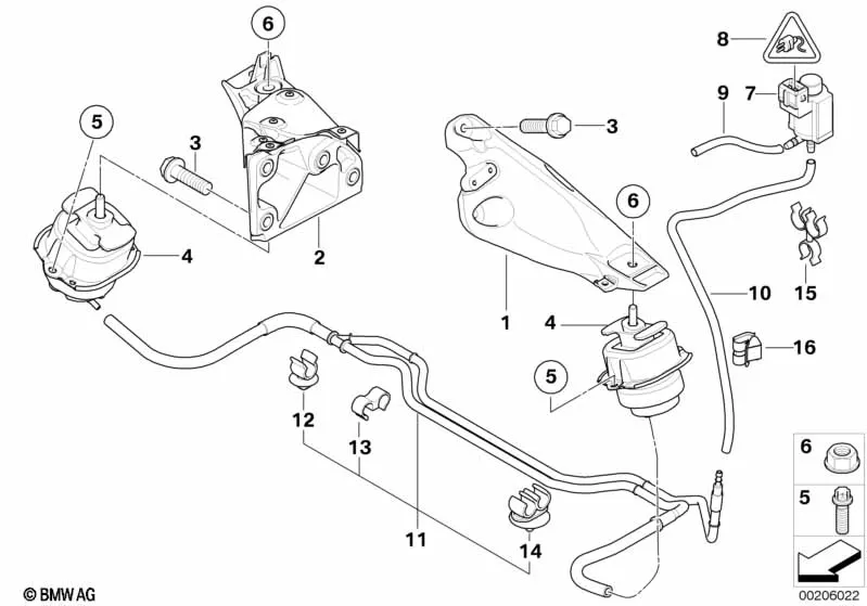 Подвеска двигателя