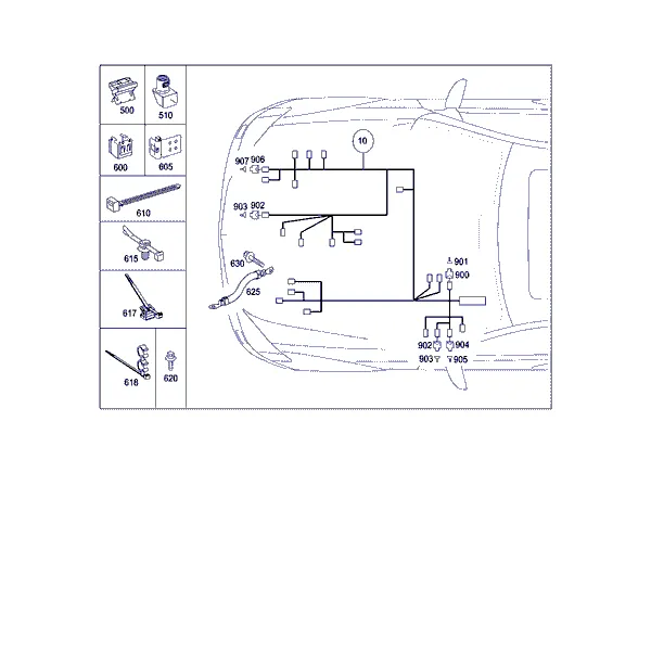 ЖГУТ ЭЛЕКТРОПРОВОДКИ ДВИГАТЕЛЯ