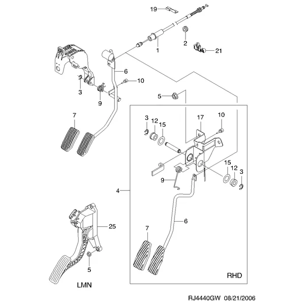 УПРАВЛЕНИЕ АКСЕЛЕРАТОРОМ (4440)