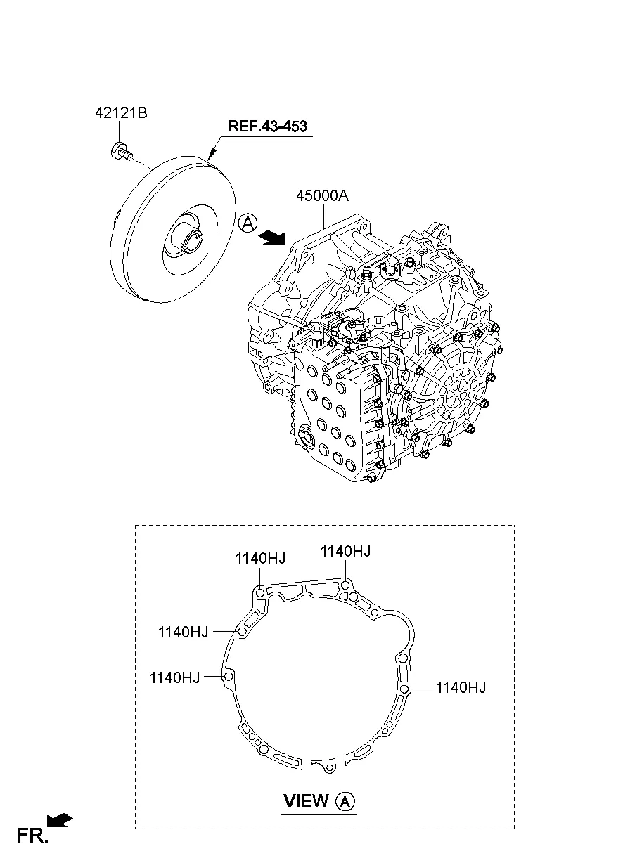 TRANSAXLE ASSY-AUTO; 1