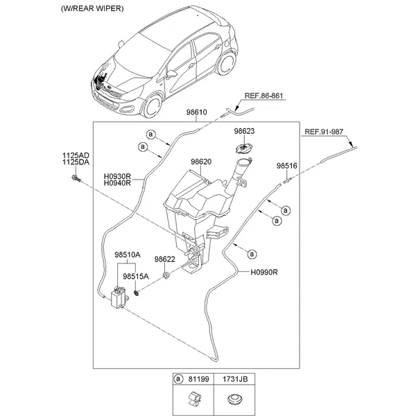 стеклоомыватель ветрового стекла