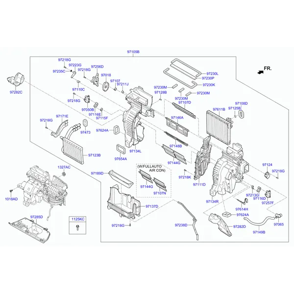 Климатическая установка - отопитель и вентилятор