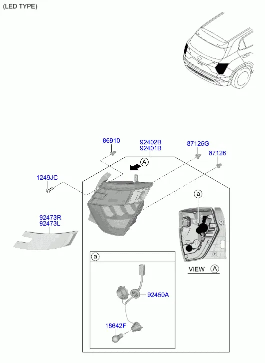 задняя фара