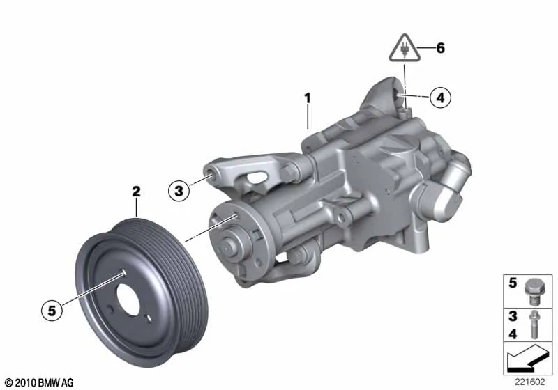 Насос гидроусилителя рулевого управления