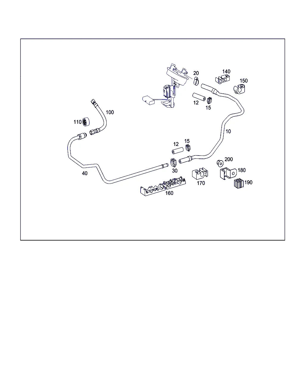 ТОПЛИВОПРОВОДЫ, А/М С БЕНЗ. ДВИГАТЕЛЯМИ