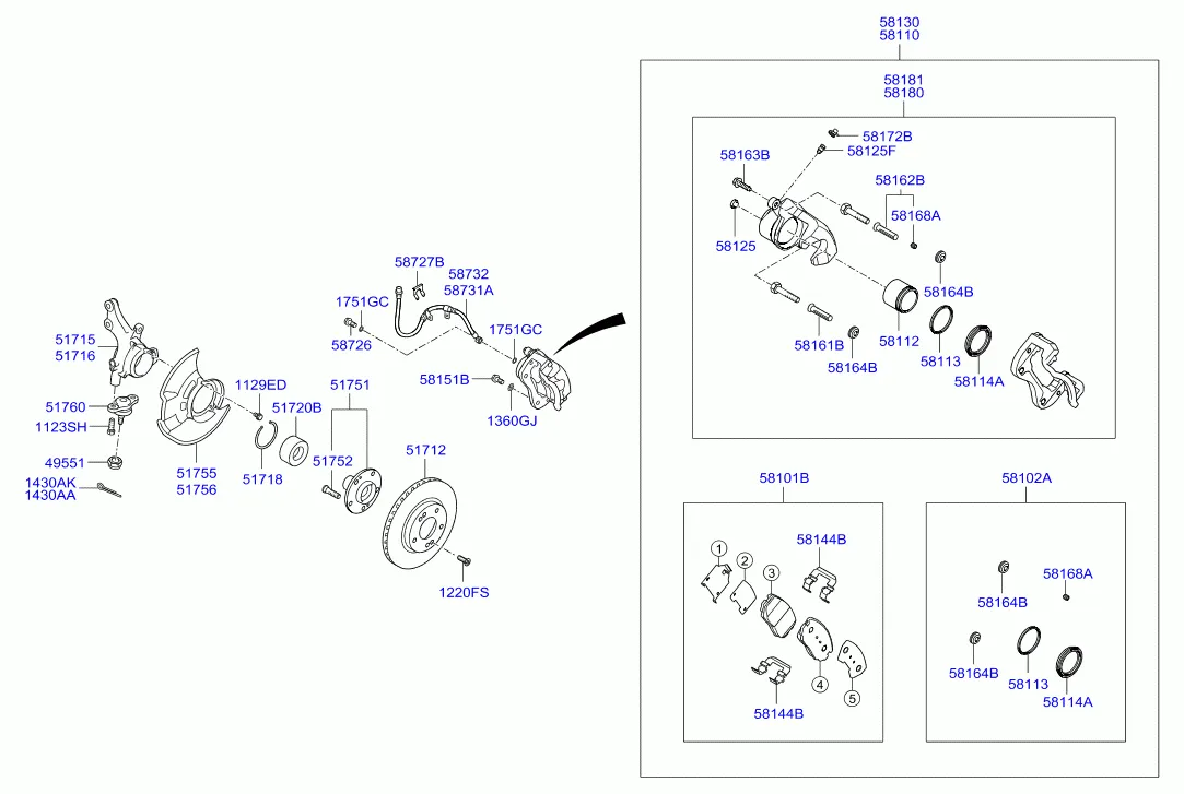 передний мост