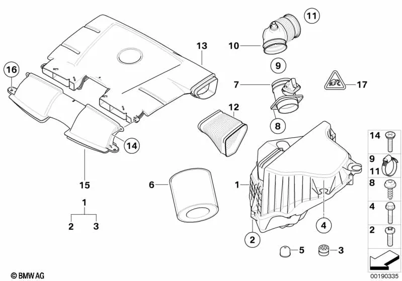 Глушитель шума всас./смен.элем.фил./HFM