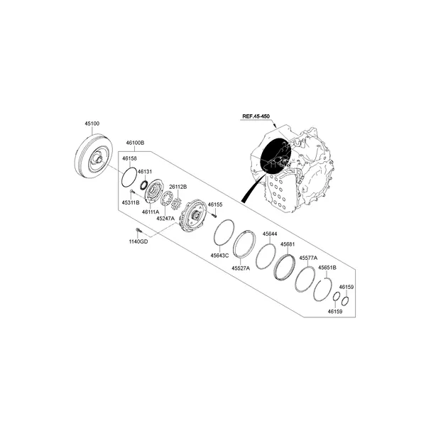 OIL PUMP & TQ/CONV-AUTO