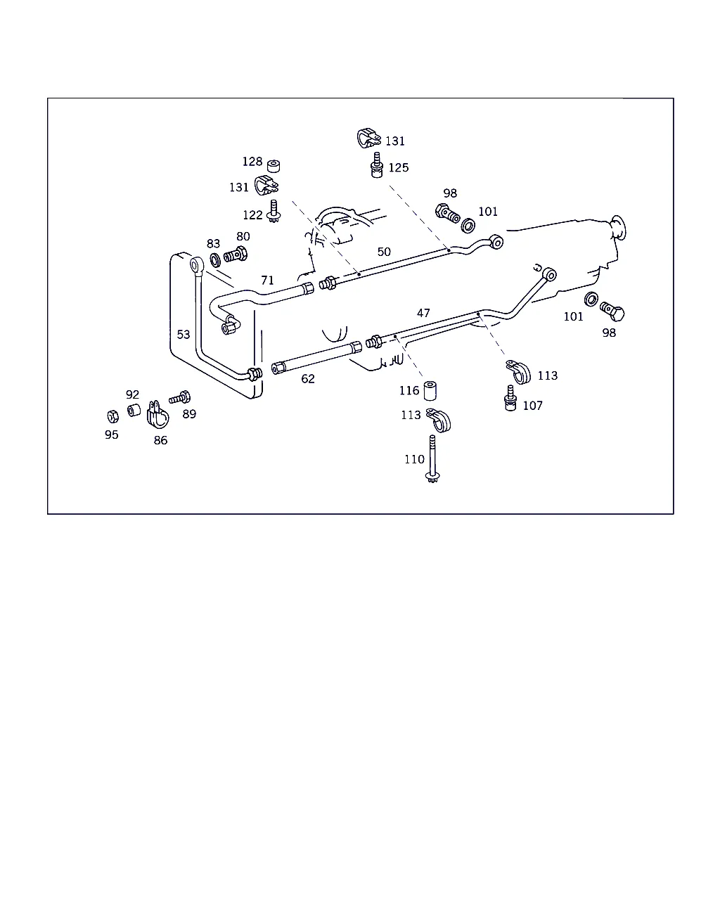 НАВЕСН. ДЕТ. КП, МАСЛОЗАЛИВ. ТРУБКА CLK-КЛАСС