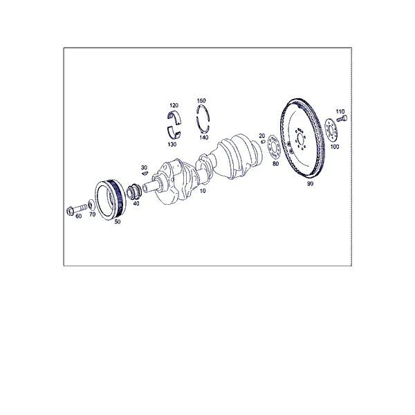 КОЛЕНЧАТЫЙ ВАЛ И МАХОВИК