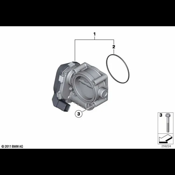 Корпус дроссельной заслонки