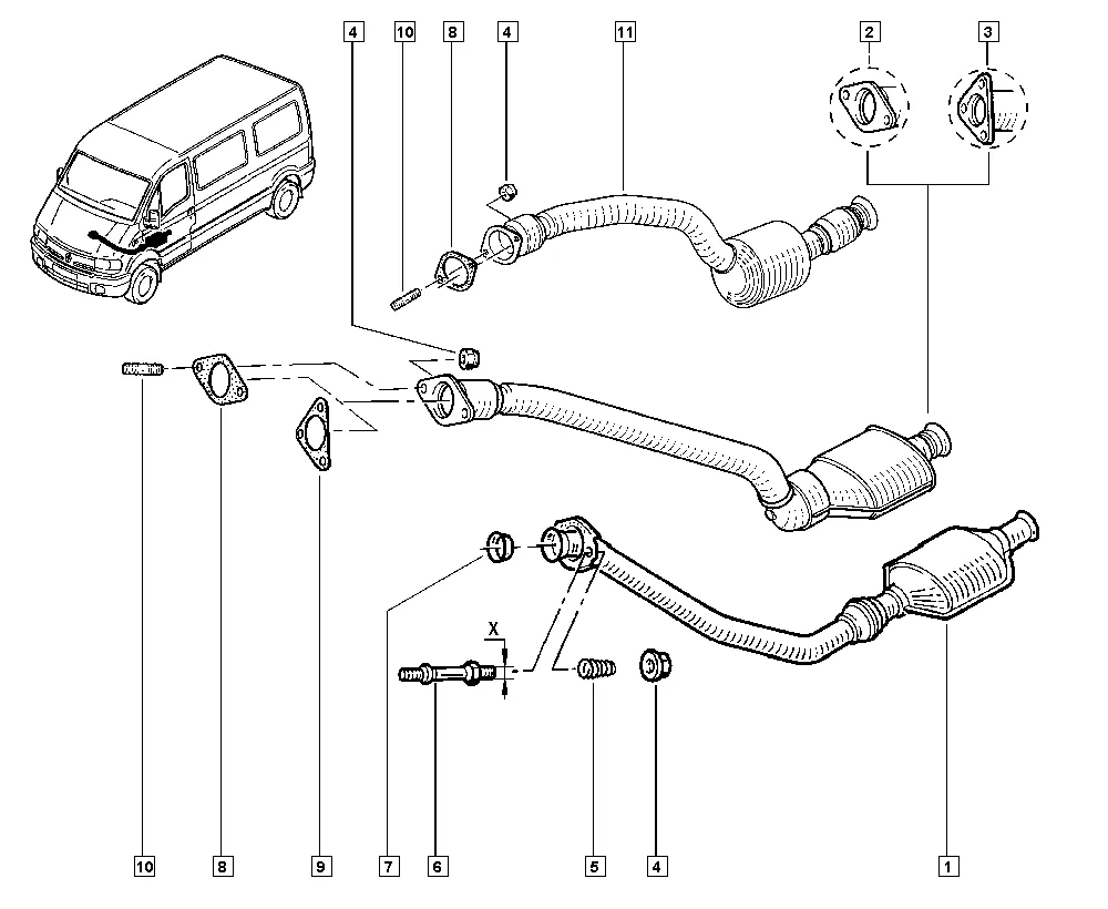 Система выпуска отработавших газов