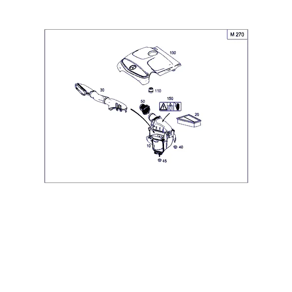 ВОЗДУХОЗАБОРНИК БЕНЗИНОВЫХ А/М