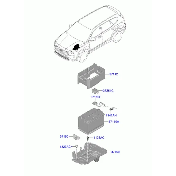 Аккумуляторная батарея и провода